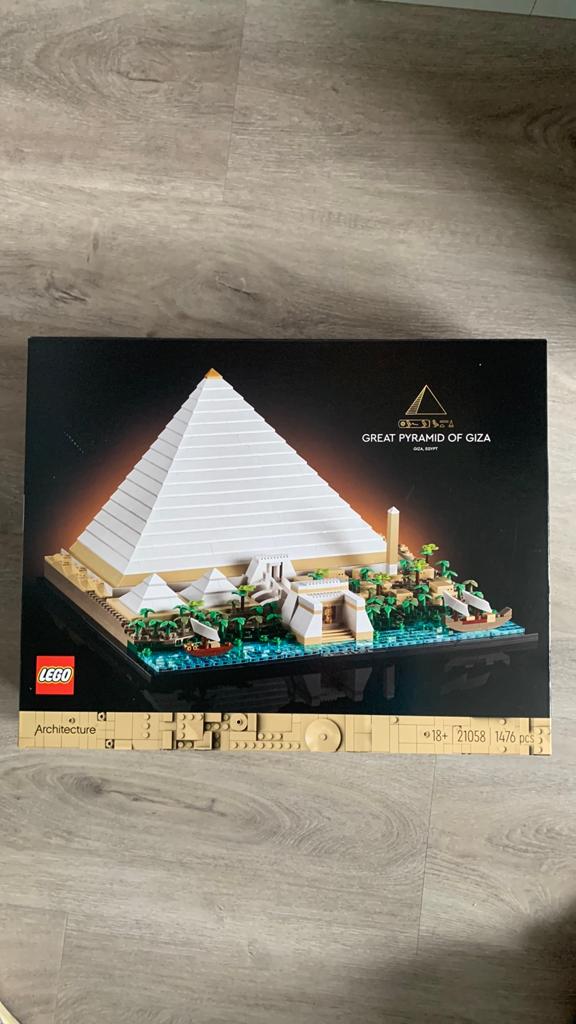 Lego 21058 great pyramid of giza, Compleet, Lego, Architecture, Ophalen of Verzenden