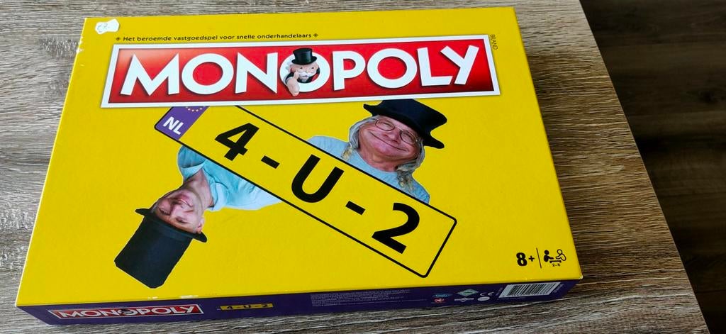 Monopoly Bordspel - Monopoly 4 U 2 Compleet, Ophalen of Verzenden, Nieuw