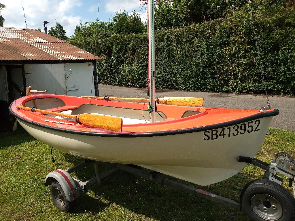 Zeilboot Midget 13 Oostzeejol, Ophalen, Gebruikt, 4 m, 1 m