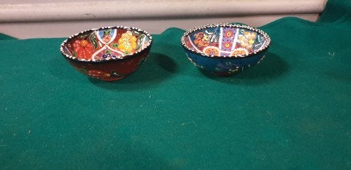 2x bakjes, aardewerk handmade, Ophalen of Verzenden, 'T Olde Gre-j, Info@toldegrej.nl, Endepoelstraat 20f Didam