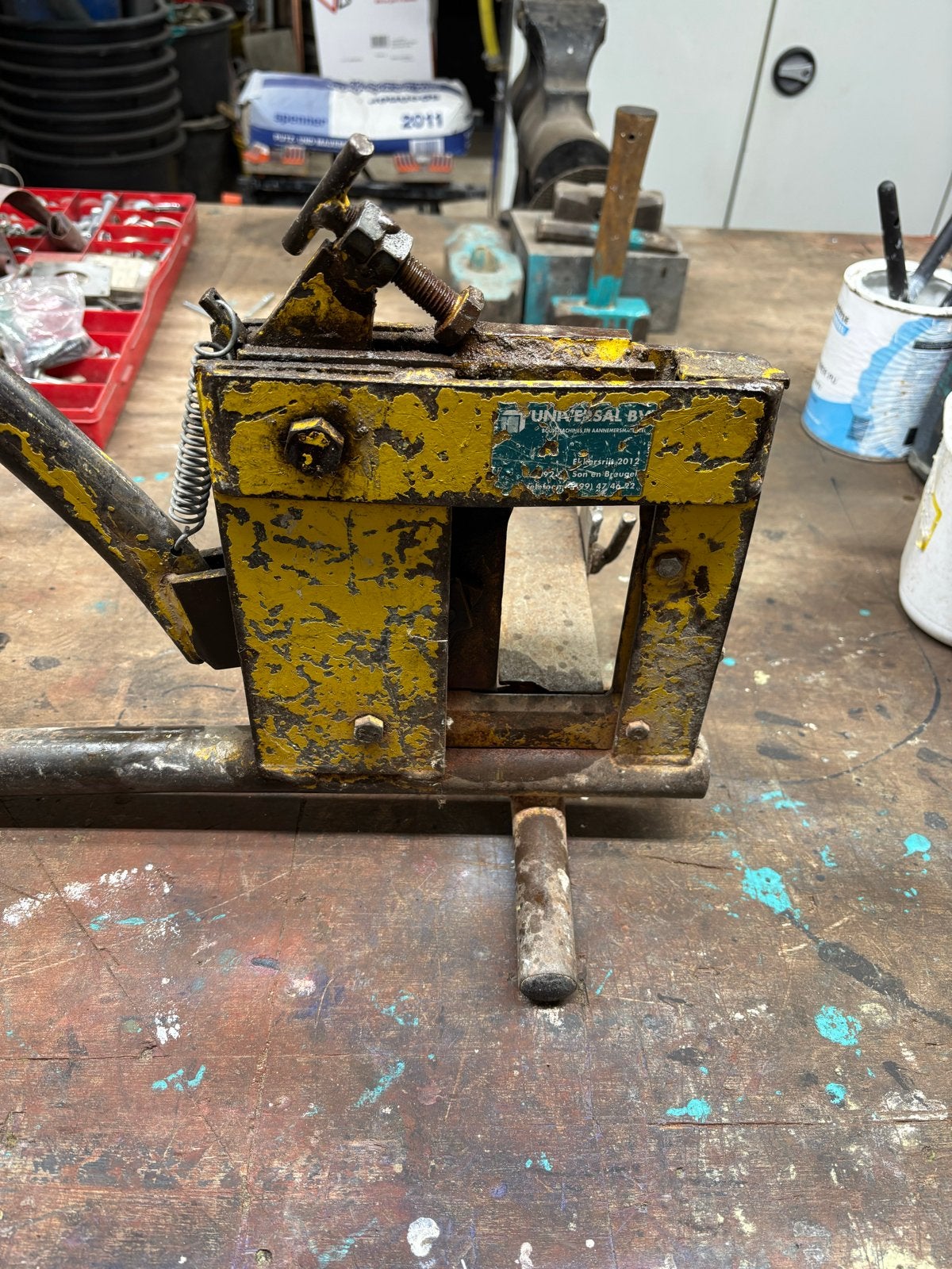 Stenenknipper knipmachine voor stratenmakers, Ophalen of Verzenden, Gebruikt