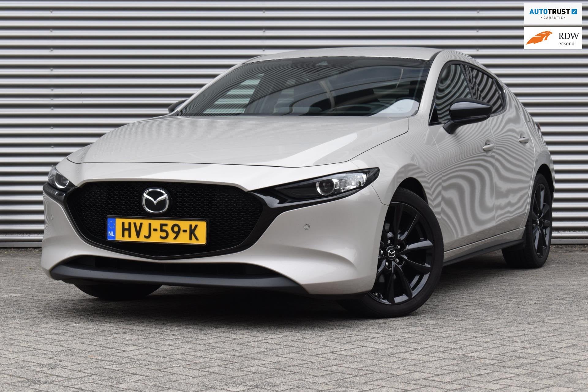 Mazda 3 2.0 e-SkyActiv-G M Hybrid HOMURA, Ecc, Camera, Xenon, Auto's, Mazda, Stof, Gebruikt, 4 cilinders, 150 pk