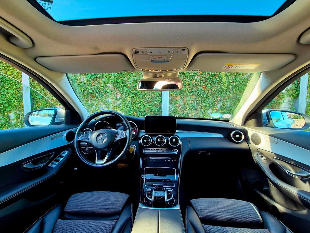 Mercedes-Benz C-klasse Estate 180 Business Solution | Pano |, Auto's, Mercedes-Benz, Automaat, Achterwielaandrijving, Leder en Stof