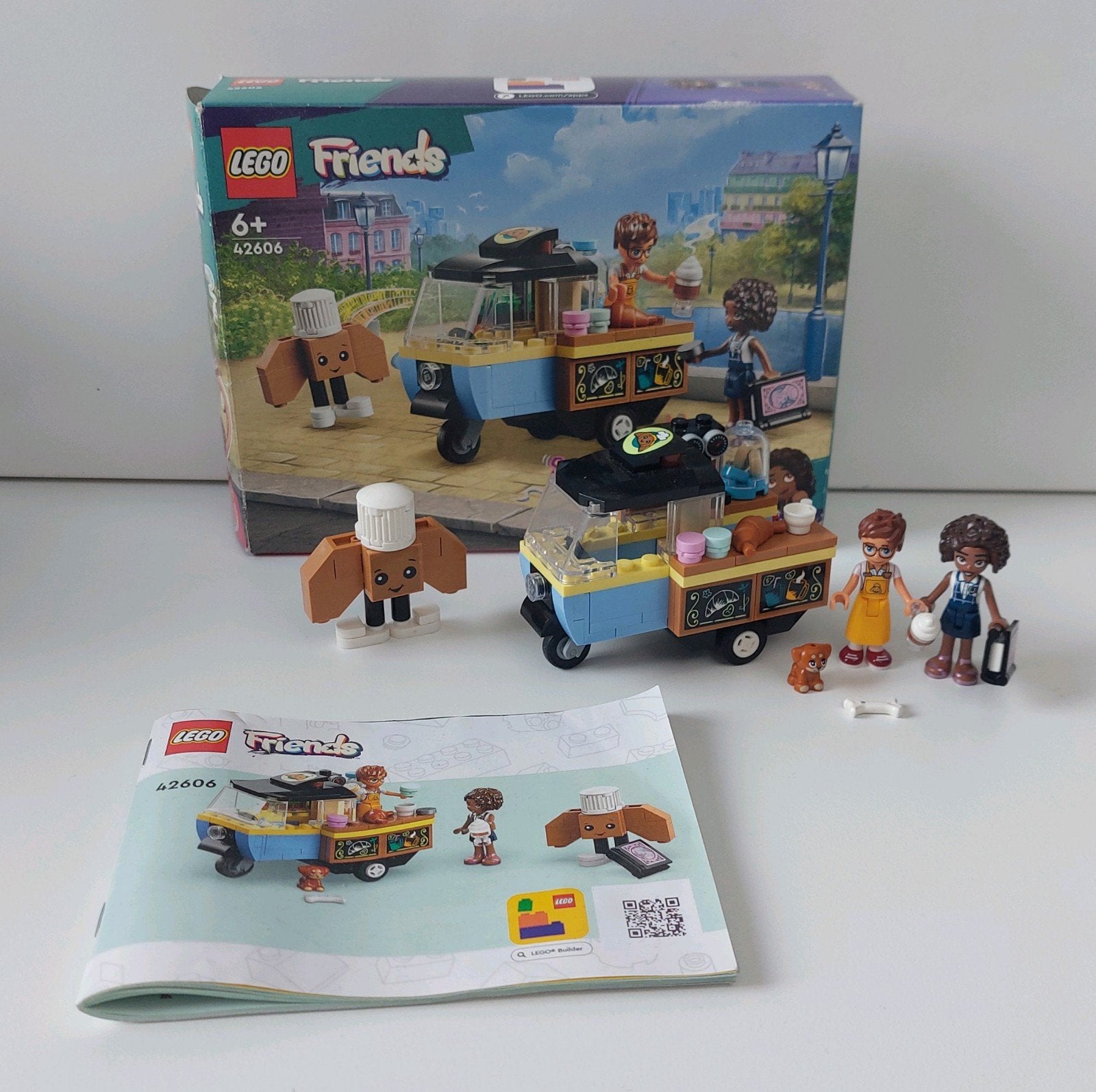 Lego Friends 42606 Bakkersfoodtruck, Compleet, Lego, Friends, Ophalen of Verzenden