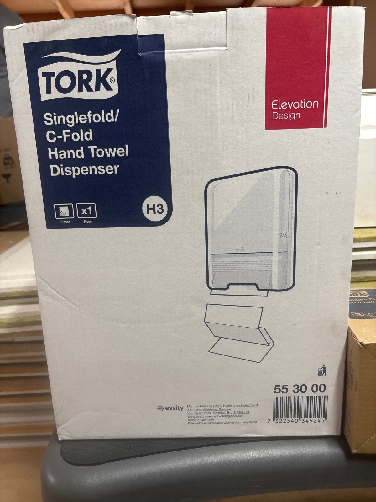 Nieuwe Tork Singlefold/C-Fold Handdoekjes Dispenser H3, Ophalen of Verzenden, Nieuw, Kunststof, Overige merken
