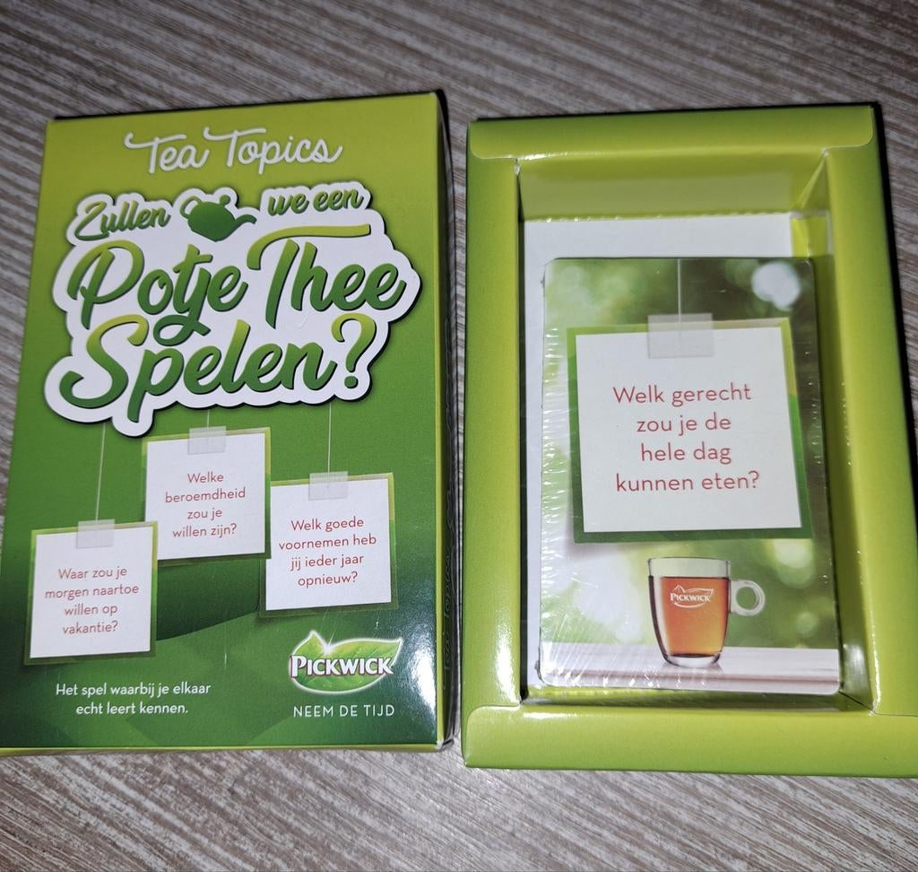 Zullen we een Potje Thee Spelen?, Ophalen of Verzenden, Nieuw, Pickwick