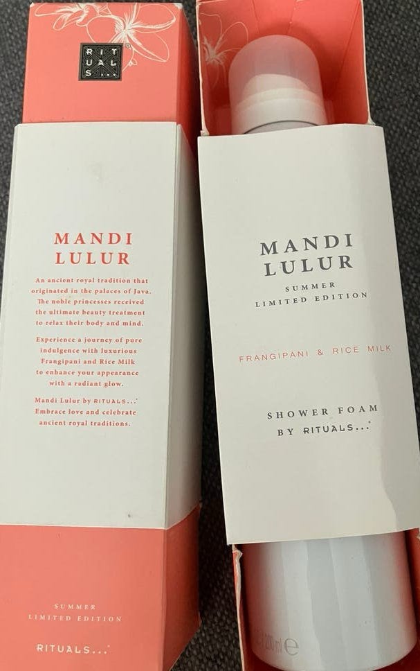 Rituals Mandi Lulur shower foam 200ml NIEUW in verpakking, Sieraden, Tassen en Uiterlijk, Uiterlijk | Lichaamsverzorging, Verzenden