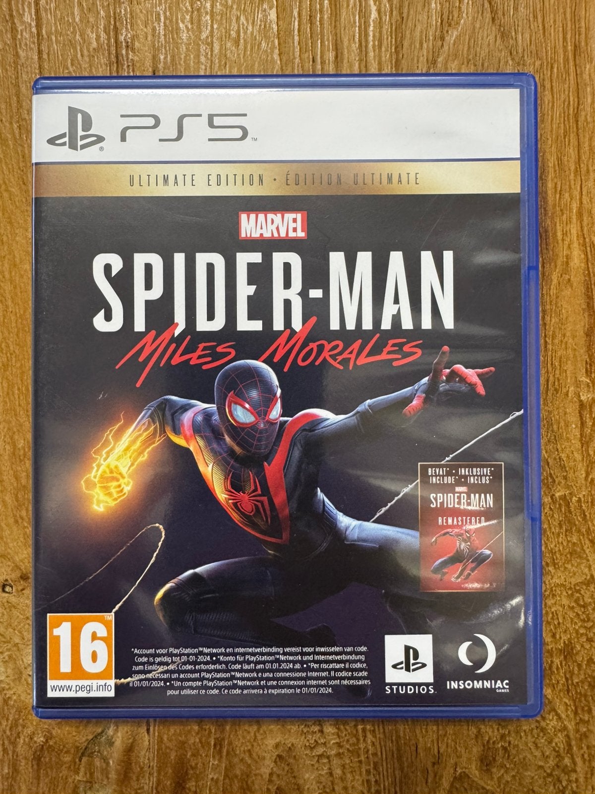 Spider-Man Miles Morales Ultimate Edition PS5, Ophalen of Verzenden, Zo goed als nieuw