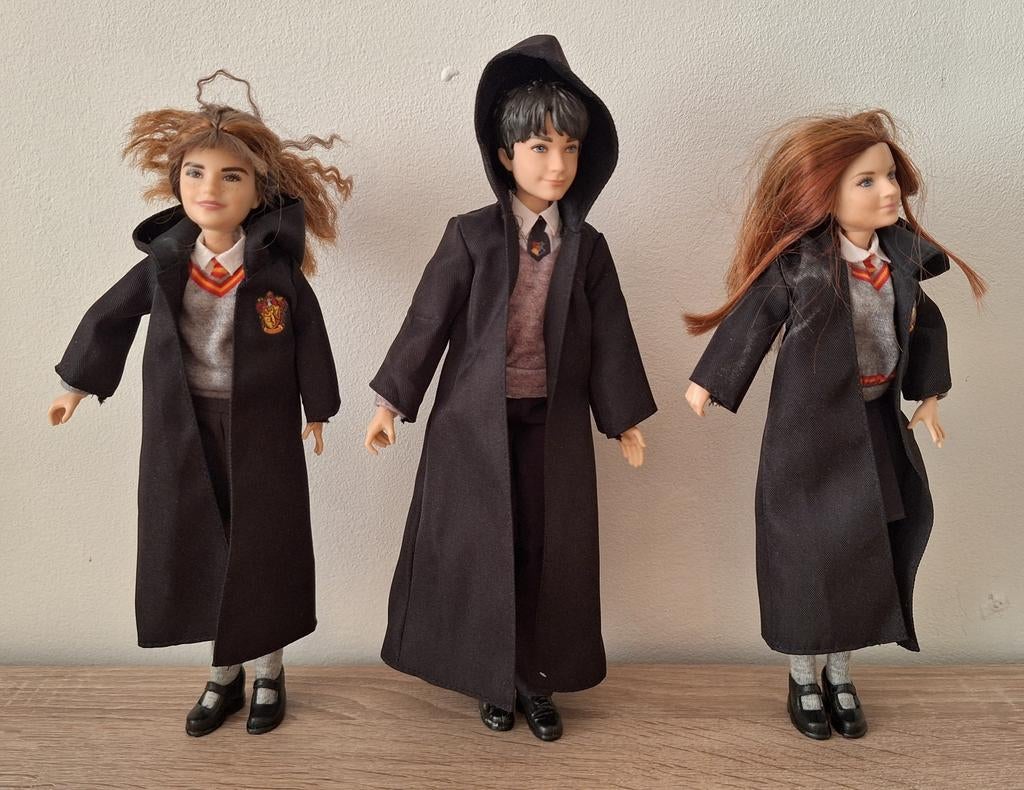 Harry Potter Poppen - Hermione, Harry, Ginny, Verzamelen, Harry Potter, Ophalen of Verzenden, Zo goed als nieuw, Actiefiguurtje
