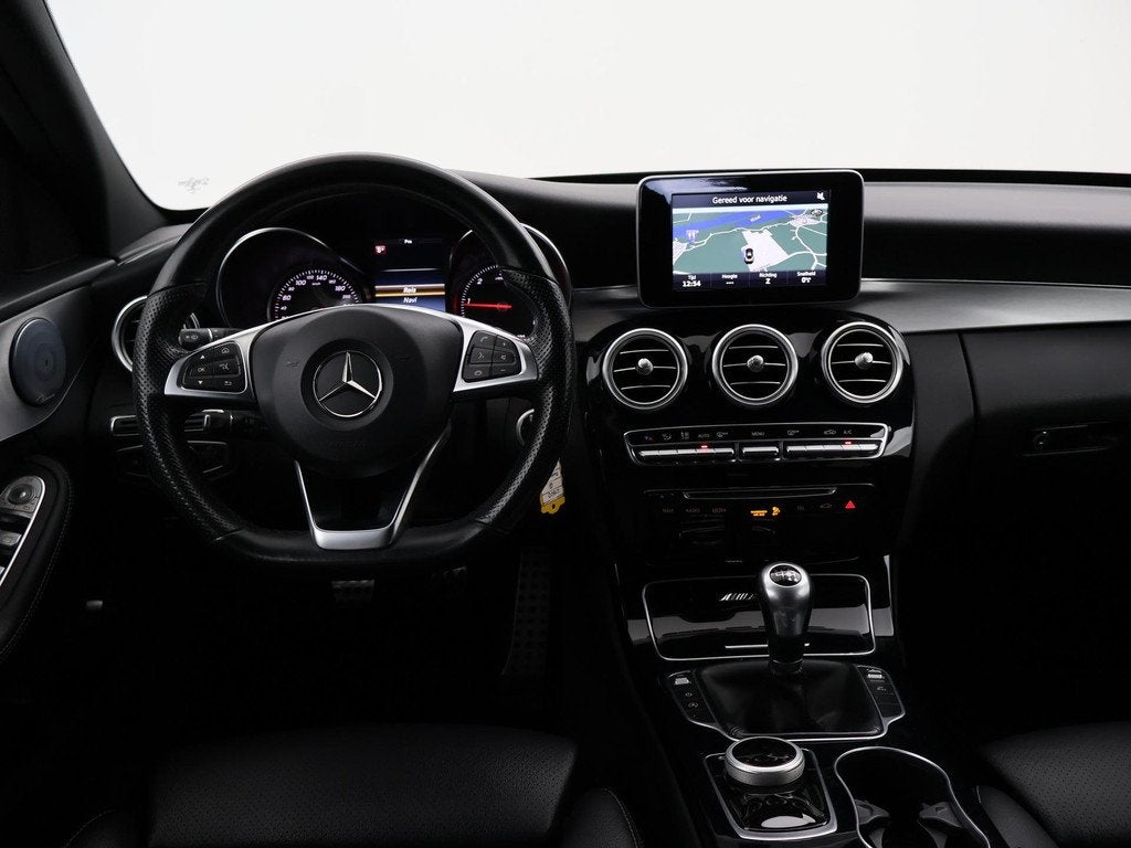 Mercedes-Benz C-klasse Estate 180 CDI AMG SPORT *CAVANSITE B, Auto's, Achterwielaandrijving, Gebruikt, 4 cilinders, Blauw