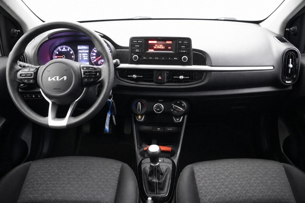Kia Picanto 1.0 DPi ComfortLine 5 Deurs - Airco, Cruise, Gebruikt, 31 €/maand, Met garantie (alle), 4 stoelen