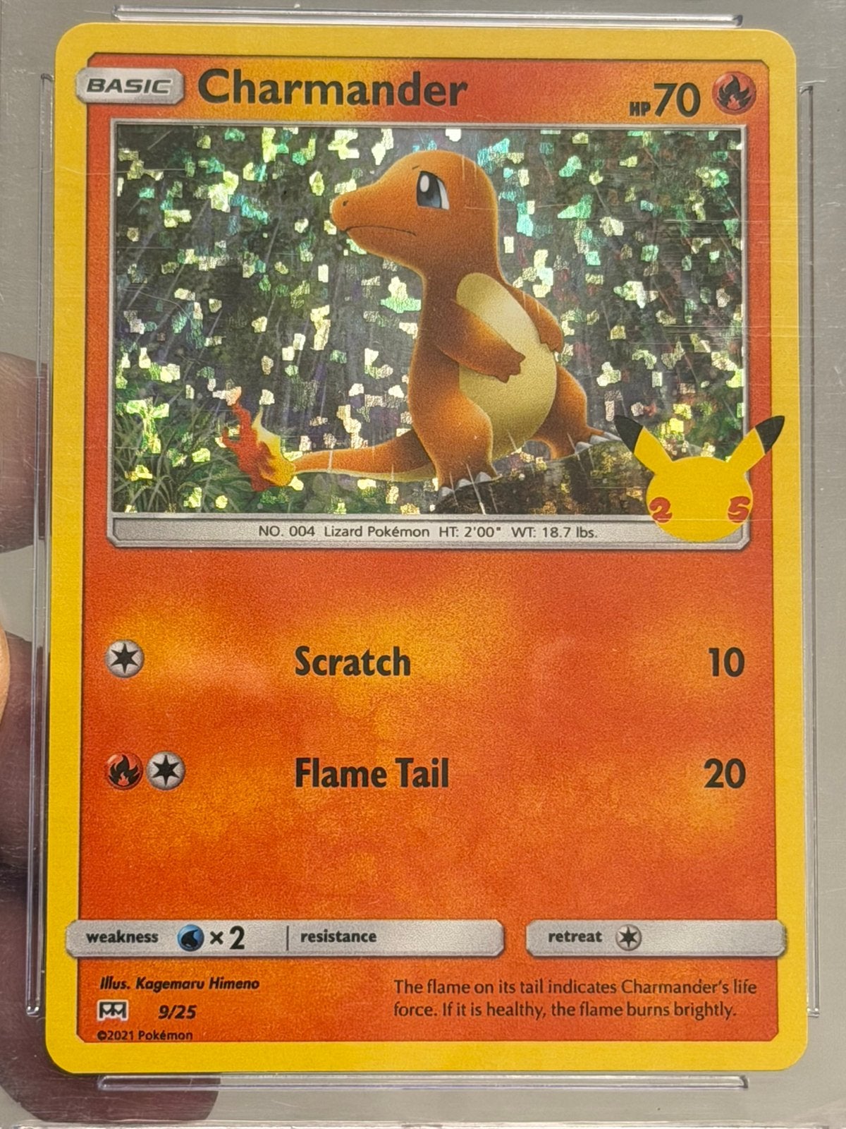 Charmander 9/25 McDonald’s 2021 Holo CGC slab 8.5 Pokémon, Hobby en Vrije tijd, Verzamelkaartspellen | Pokémon, Ophalen of Verzenden