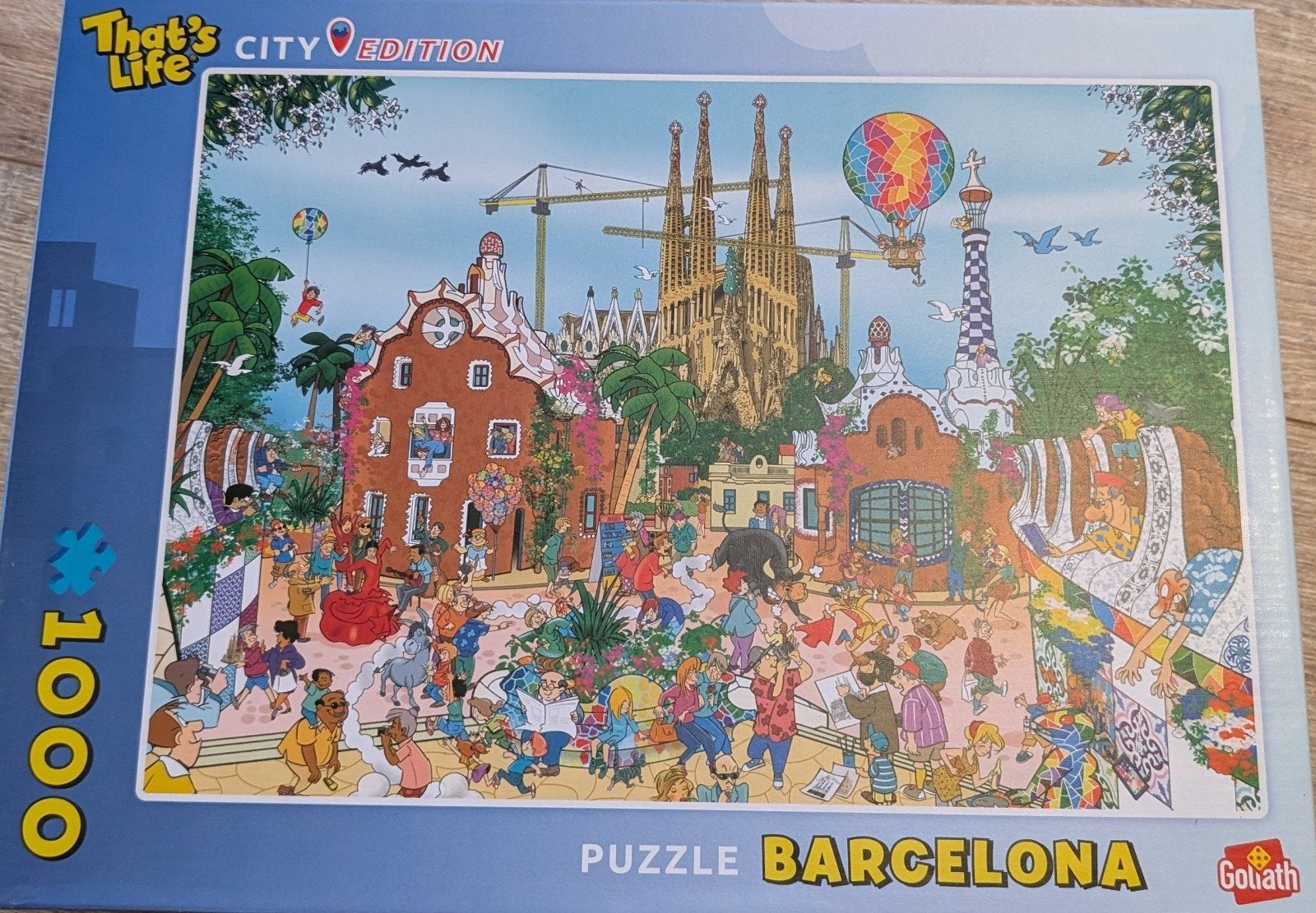 Barcelona legpuzzel - 1000 - Goliath, Ophalen, 500 t/m 1500 stukjes, Zo goed als nieuw, Legpuzzel