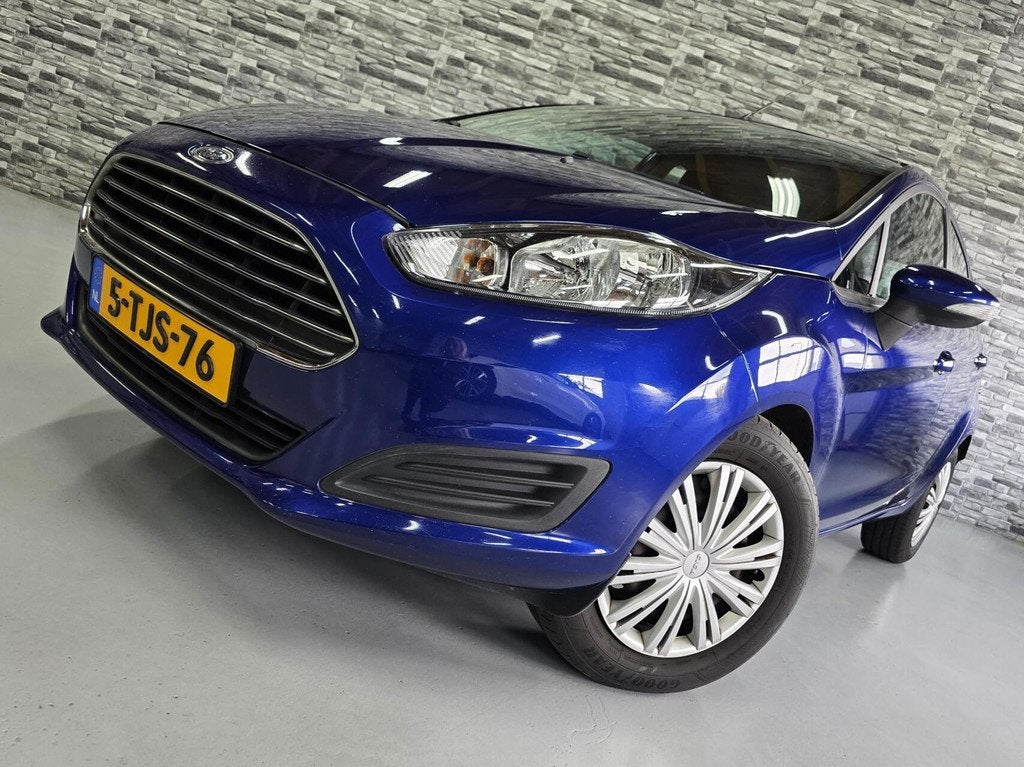 Ford Fiesta 1.0 Style *Nieuwe APK*Navi*NL auto met NAP*!, Auto's, Euro 5, 525 kg, Blauw, 23 km/l
