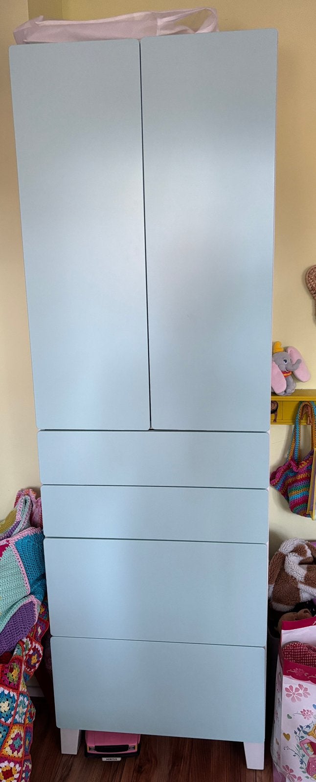Ikea Smastad platsa blauw kledingkast, Ophalen, Zo goed als nieuw, Jongetje of Meisje
