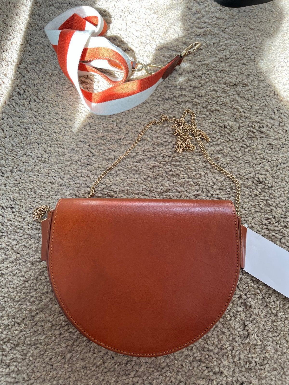 Nieuw: Liebeskind bruine leren tas, Ophalen of Verzenden, Nieuw, Bruin, Schoudertasje
