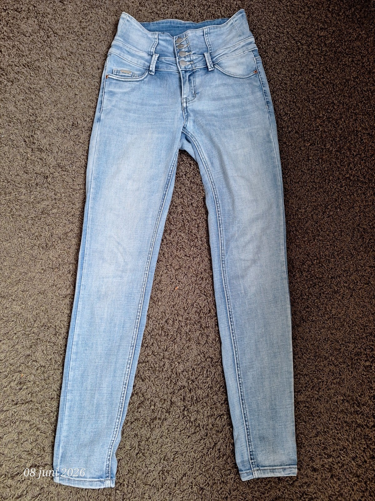 Il Dolce Jeans - Maat W28 - Zo goed als nieuw, Blauw, Ophalen of Verzenden, W28 - W29 (confectie 36), IL DOLCE
