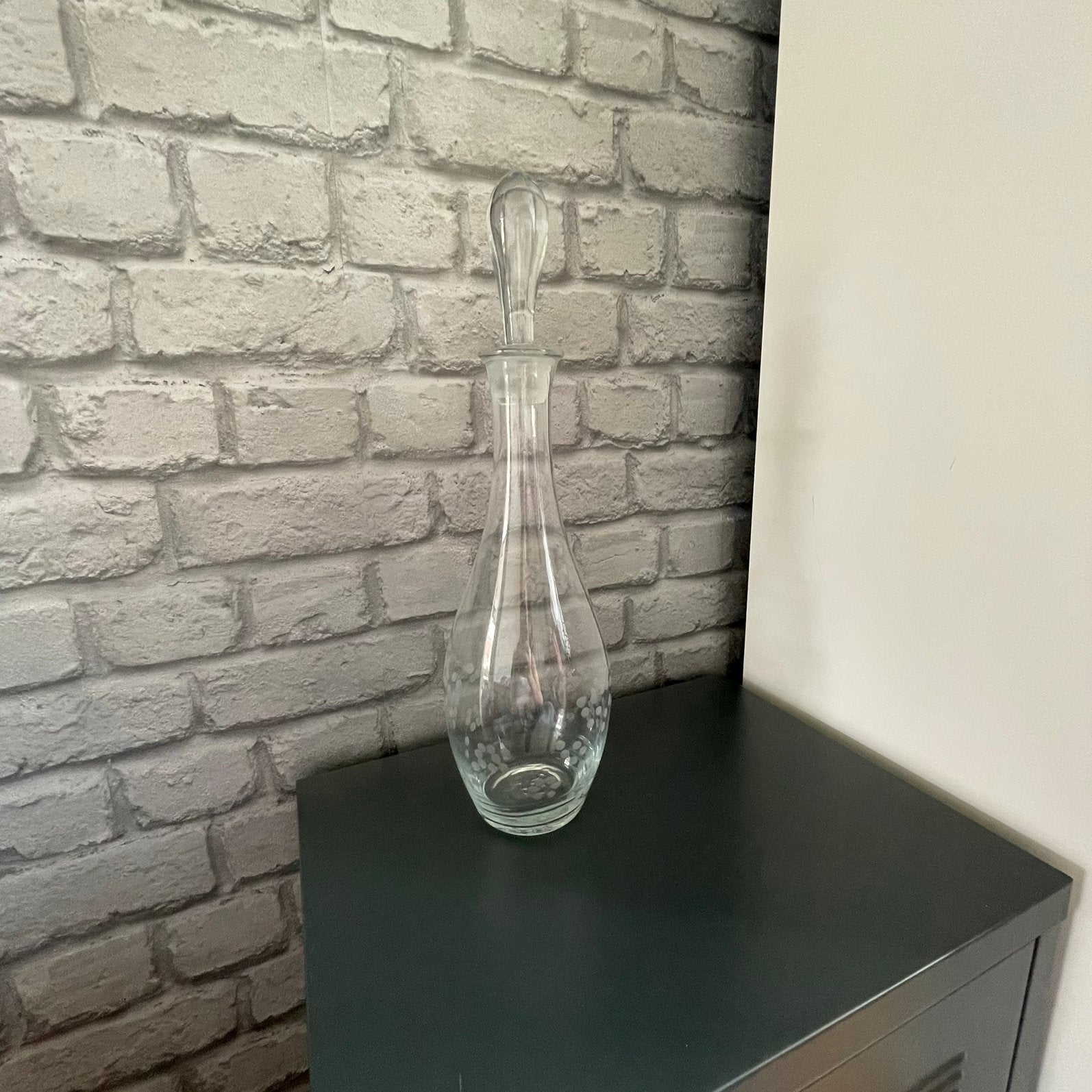 Glazen decanter, Ophalen