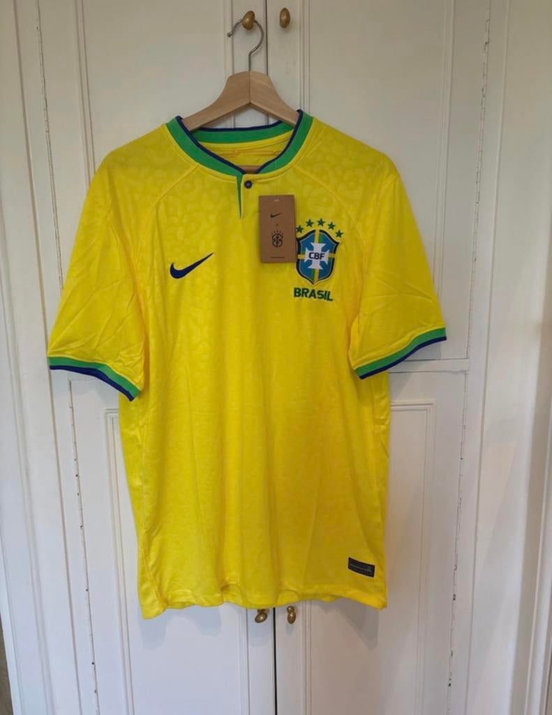 Nike Brazilië Thuisshirt 2022/2023 - Maat XL, Geel, Ophalen of Verzenden, Voetbal, Maat 56/58 (XL)