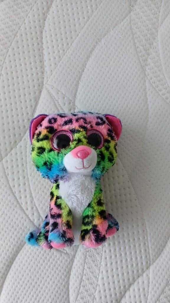 Ty Beanie Boo silk panter Dotty knuffel, Ophalen of Verzenden, Zo goed als nieuw, Overige typen
