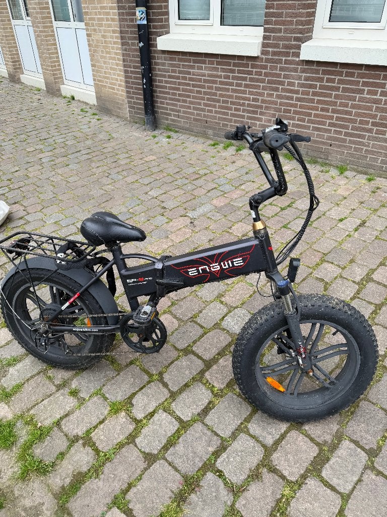 fatbike, Fietsen en Brommers, Fietsen | Vouwfietsen, 20 inch of meer, Gebruikt, Versnellingen, Totaal opvouwbaar