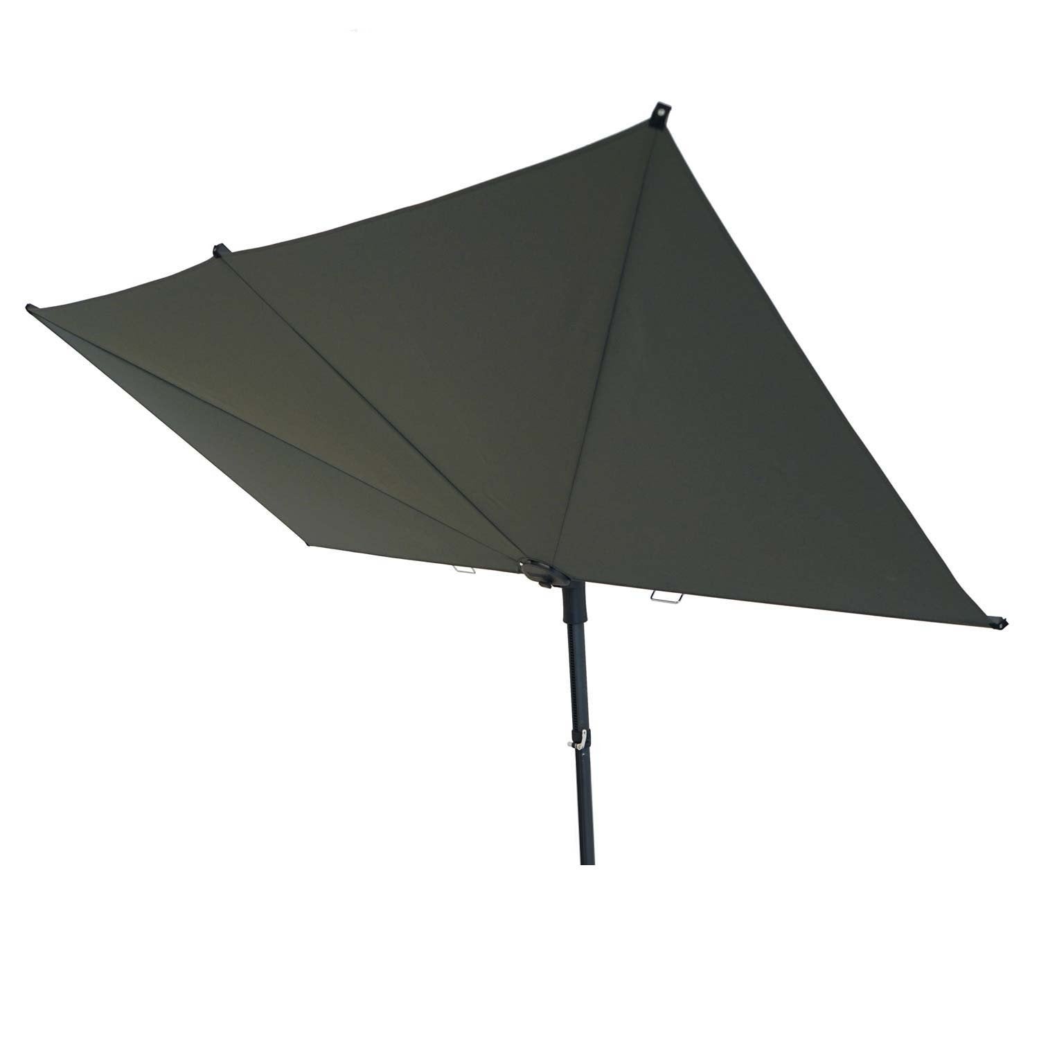 Balkon parasol met bevestiging, Ophalen, Zo goed als nieuw