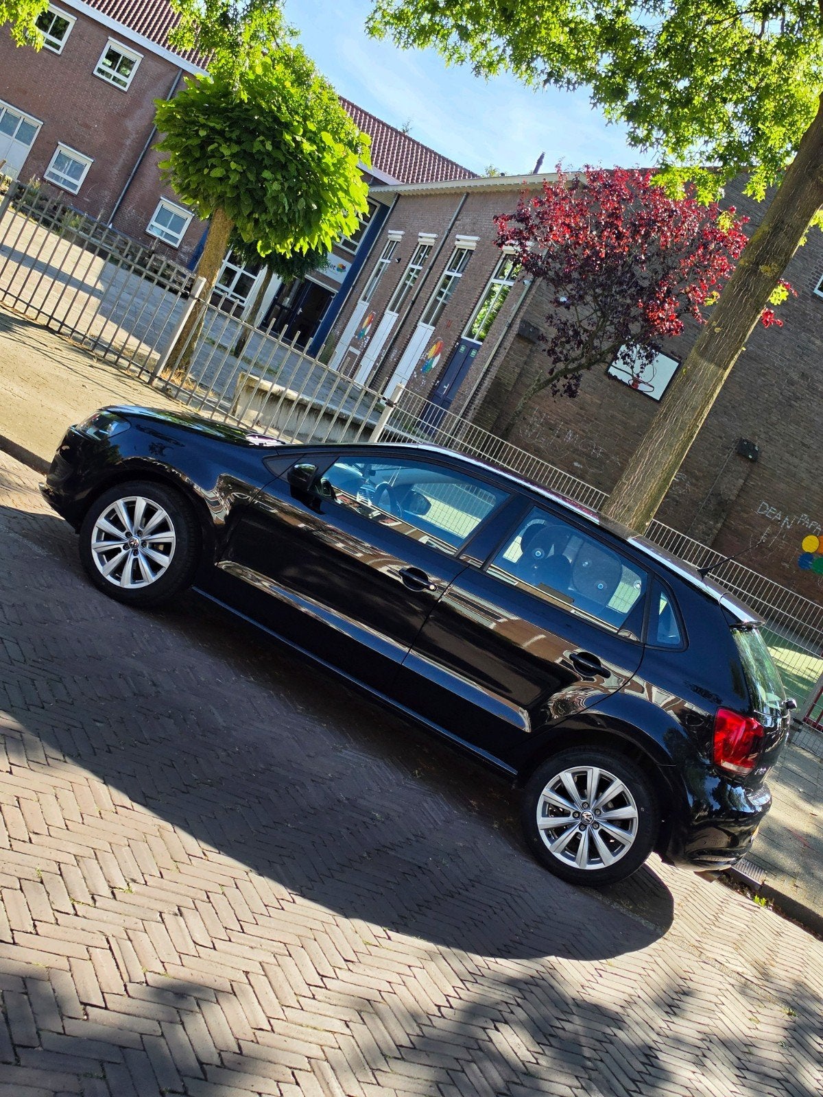 Volkswagen Polo 1.2 TSI | NAP | Nieuwe APK |, Voorwielaandrijving, 40 €/maand, 4 cilinders, Zwart