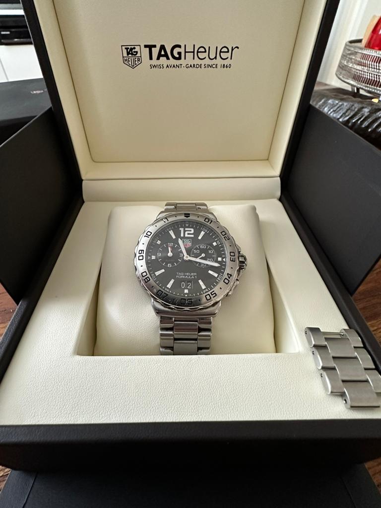 Tag Heuer horloge, Ophalen, Staal, Staal, Polshorloge