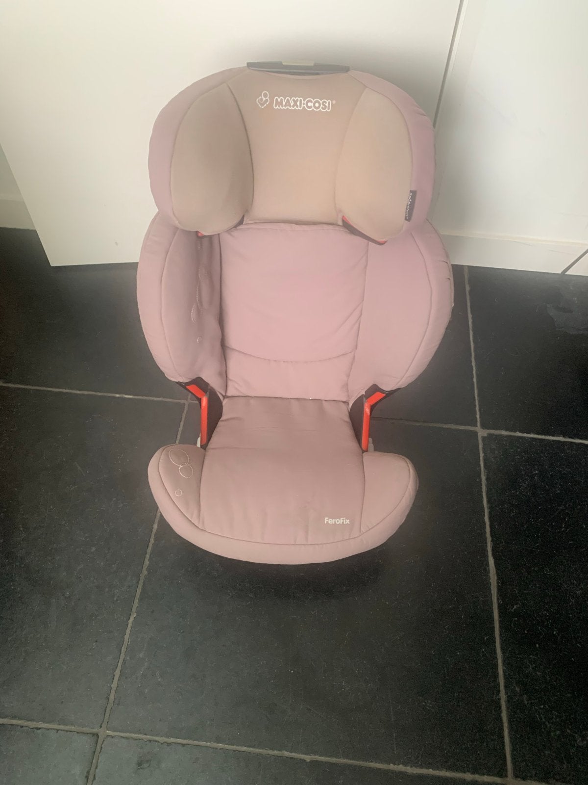 Maxi-Cosi FeroFix autostoel - grijs/rose, Isofix, Kinderen en Baby's, Autostoeltjes, Ophalen, Gebruikt, 15 t/m 36 kg, Zijbescherming