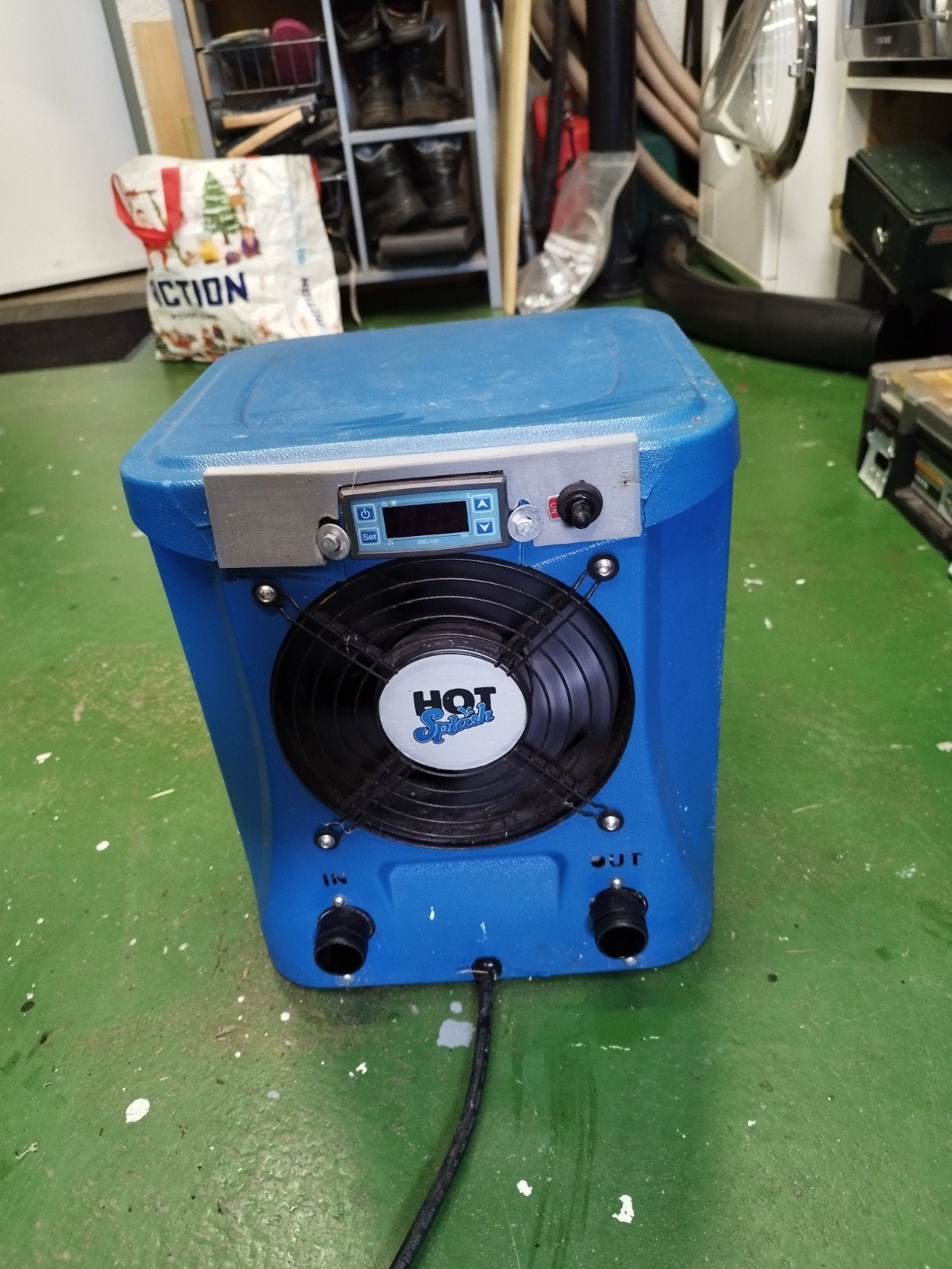 Hot splash warmtepomp zwembad met Shelly home assistant, Ophalen, Gebruikt