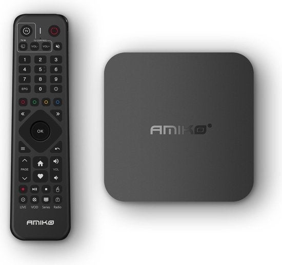 Amiko A9 Green Android 11 OTT 4K Media Streamer, Ophalen of Verzenden, Zo goed als nieuw, HDMI, Zonder harde schijf