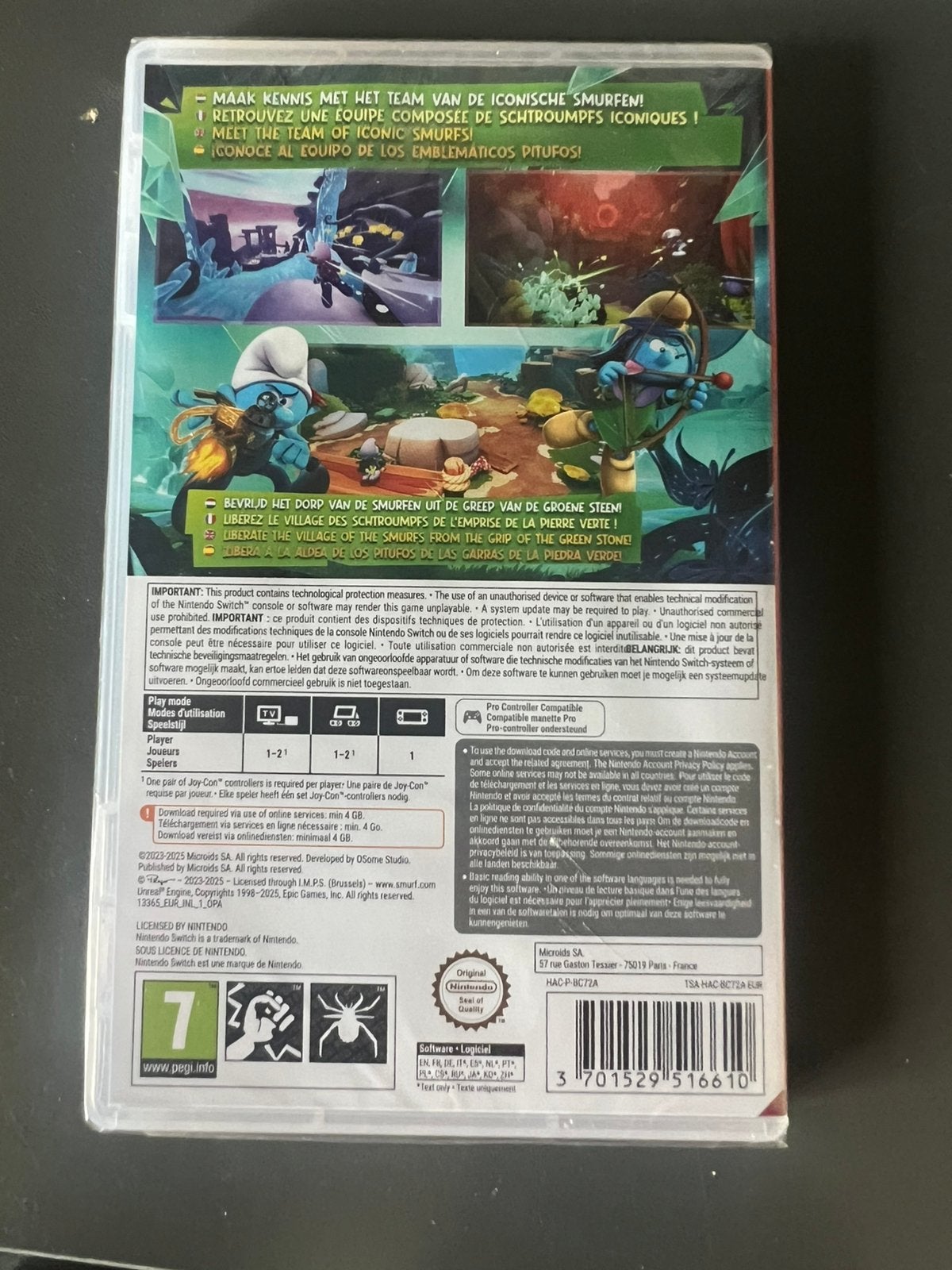 De smurfen 2 voor Nintendo, Spelcomputers en Games, 1 speler, Zo goed als nieuw, Vanaf 3 jaar, Ophalen