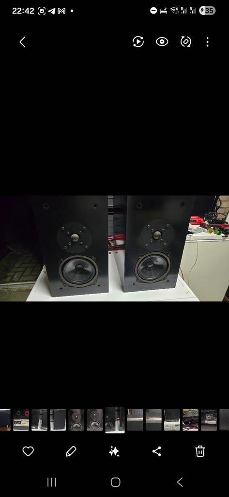 Vintage AK luidsprekers - Gebruikt, Ophalen of Verzenden, Gebruikt, Minder dan 60 watt, Overige merken