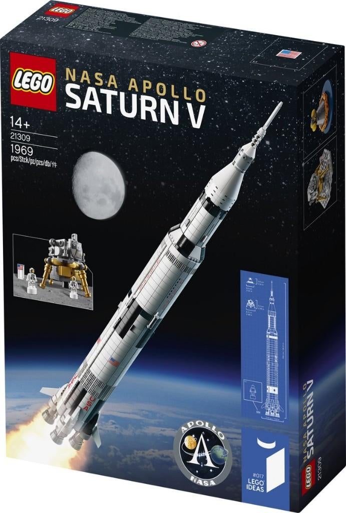 Ideas NASA Apollo Saturn V – 21309, Ophalen, Lego, Ideas, Zo goed als nieuw