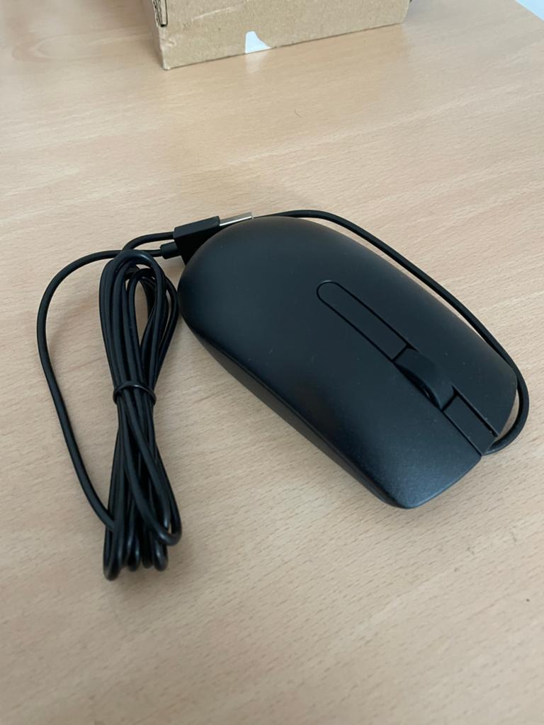 Dell MS116 bedrade muis - Nieuw in doos, Computers en Software, Muizen, Ophalen, Nieuw, Bedraad, Muis