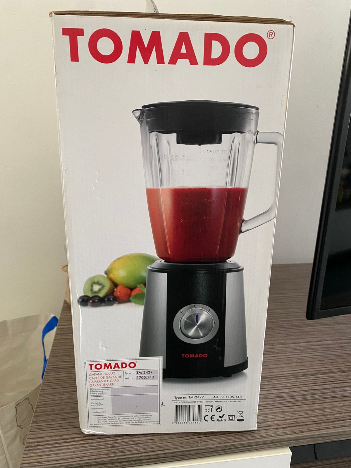 Splinternieuw blender met doos, Ophalen of Verzenden, Zo goed als nieuw, Blender