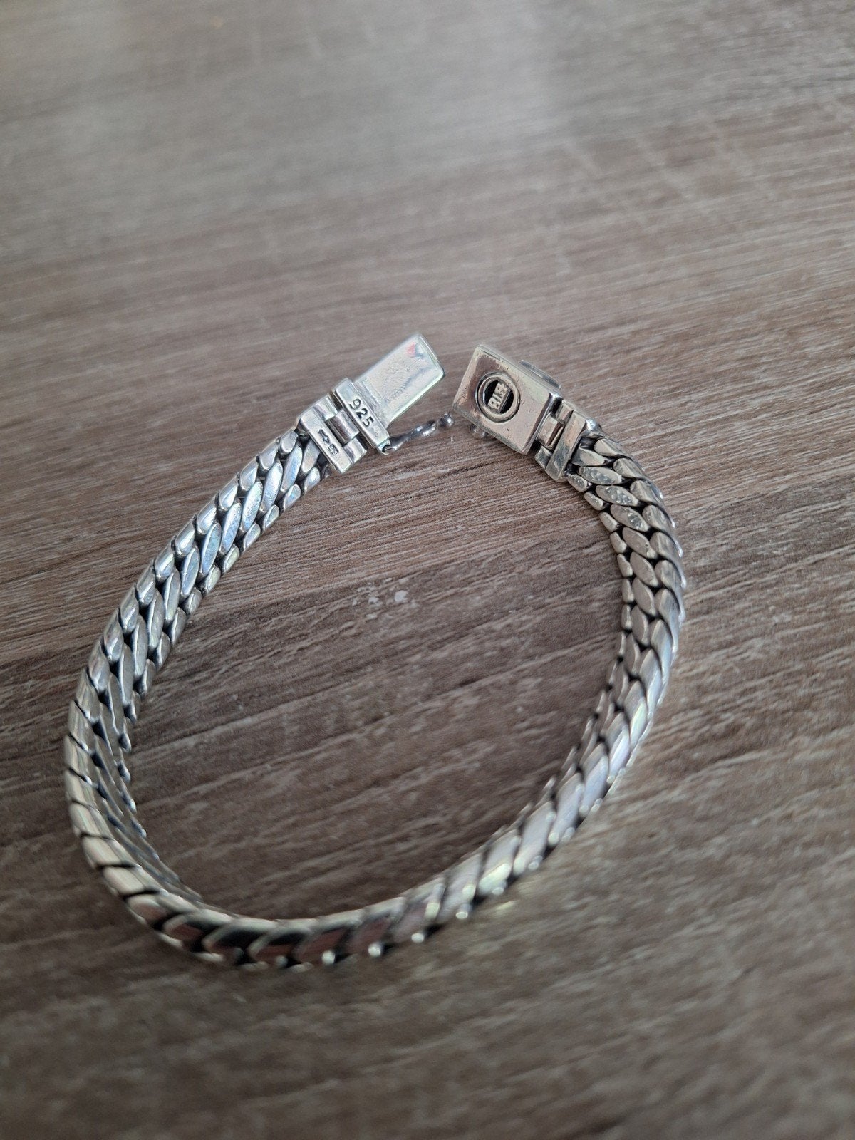 Schitterende Buddha to Buddha armband, zilver, 20,5 cm, Ophalen of Verzenden, Zo goed als nieuw, Zilver, Zilver