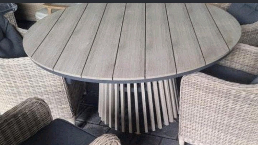 GARDEN IMPRESSIONS RONDE TAFEL 148CM /helft van prijs elders, Ophalen, Nieuw