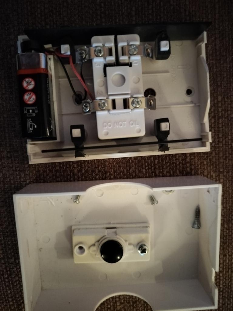 Deurbel met deurgong op batterij, Ophalen of Verzenden, Zo goed als nieuw