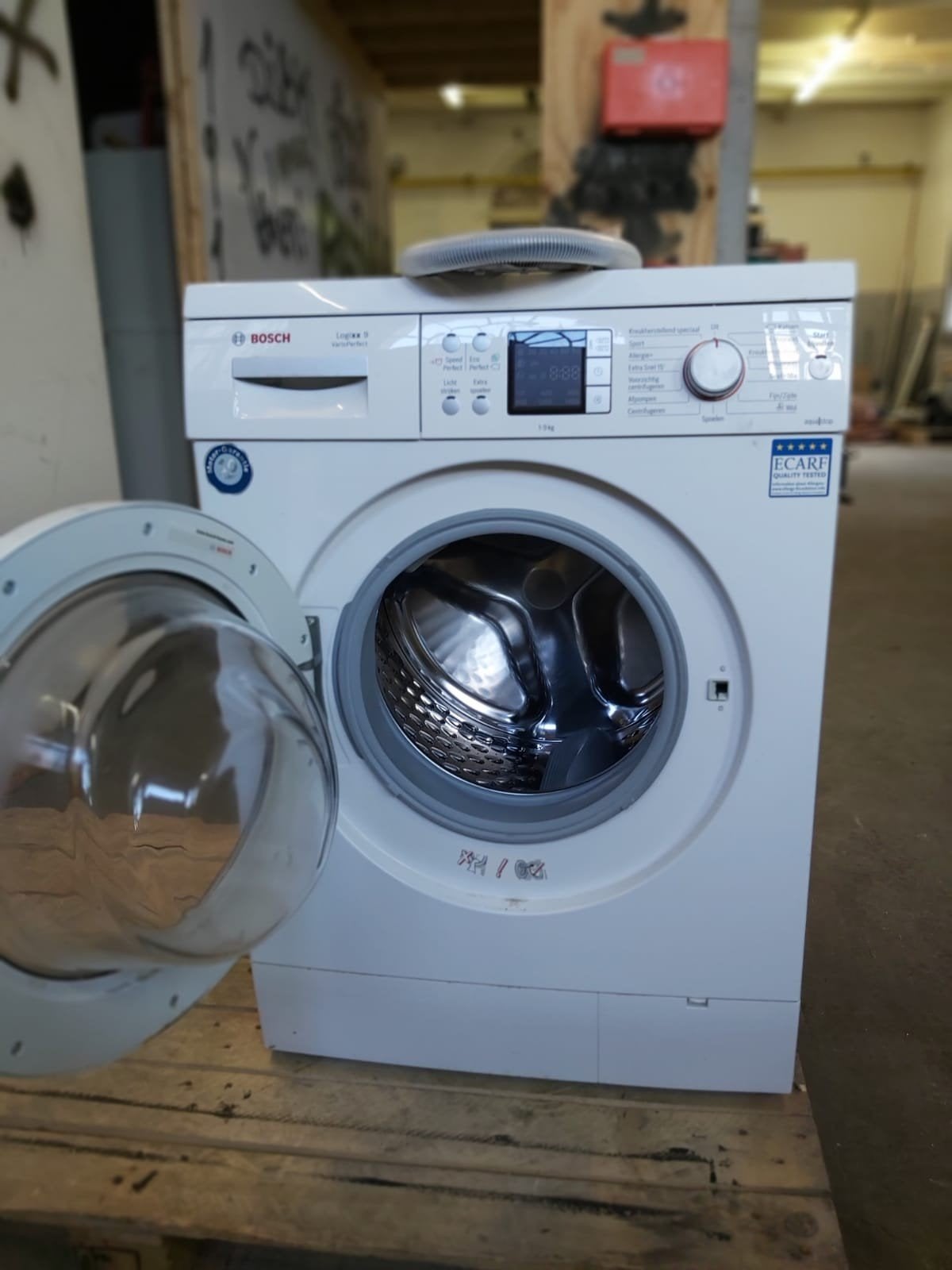 Bosch wasmachine Logixx 9 Varioperfect, Ophalen, 1200 tot 1600 toeren, Gebruikt, Handwasprogramma