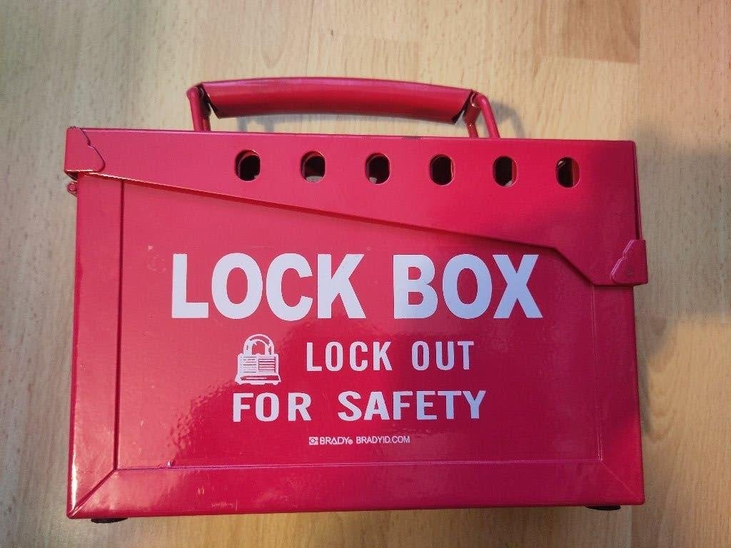 Brady group lock box (LOTO), Ophalen of Verzenden, Nieuw