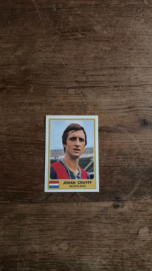 Johan Cruyff Panini Euro Football Plaatje, Ophalen of Verzenden, Gebruikt, Plaatje