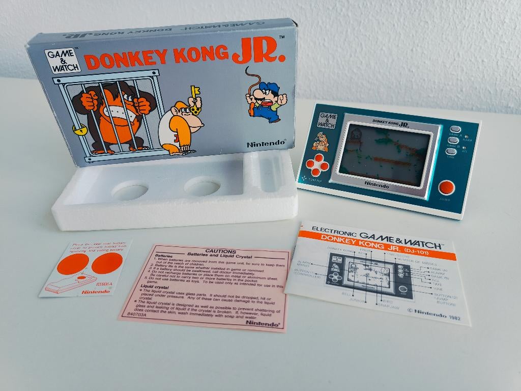 Donkey Kong JR Game & Watch Nintendo  Gameboy Handheld, Nintendo, Nintendo, Nintendo, Overige modellen