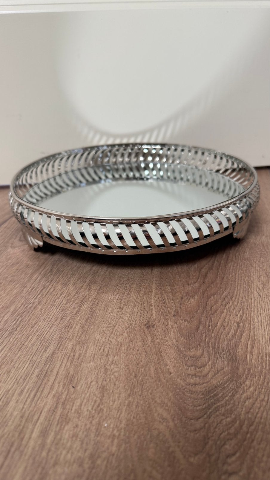 Spiegel dienblad, Rond, Nieuw, Ophalen of Verzenden, Glas