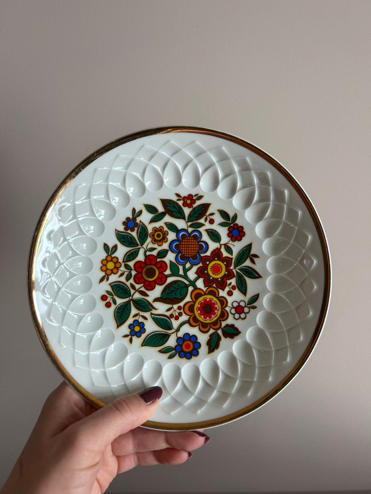 Porseleinen bordje, Ophalen of Verzenden