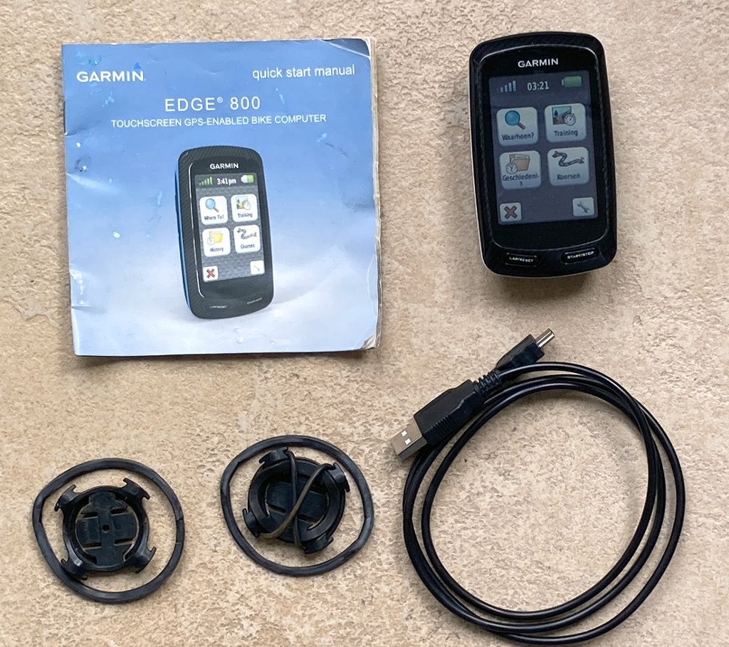 Te koop: Garmin Edge 800 fietscomputer, Ophalen of Verzenden, Waterdicht, Gebruikt