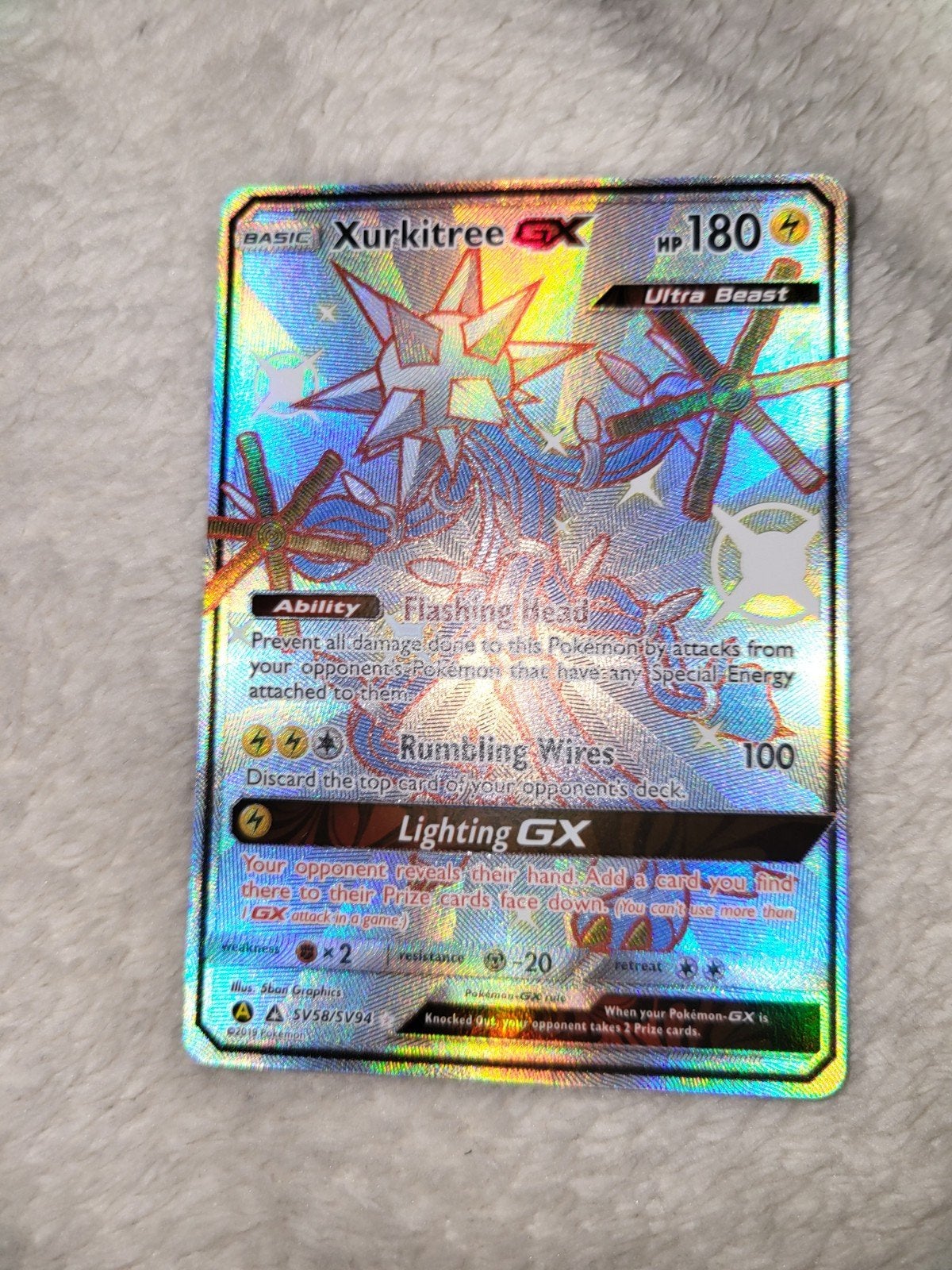 Shiny Xurkitree-GX, Ophalen of Verzenden, Zo goed als nieuw