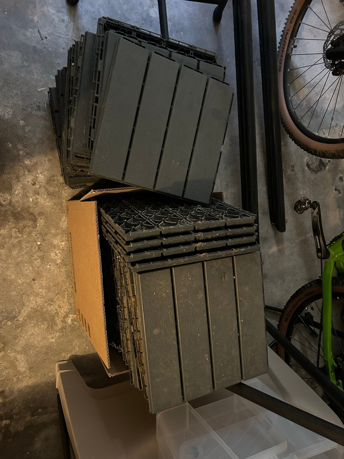 Terrastegels kliksysteem IKEA, Ophalen, Gebruikt, Kunststof