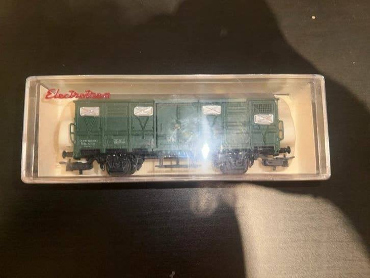 Electrotren 1200 gesloten wagen RENFE H0 vintage in doos, Hobby en Vrije tijd, Overige merken, Gelijkstroom, Wagon, Ophalen of Verzenden