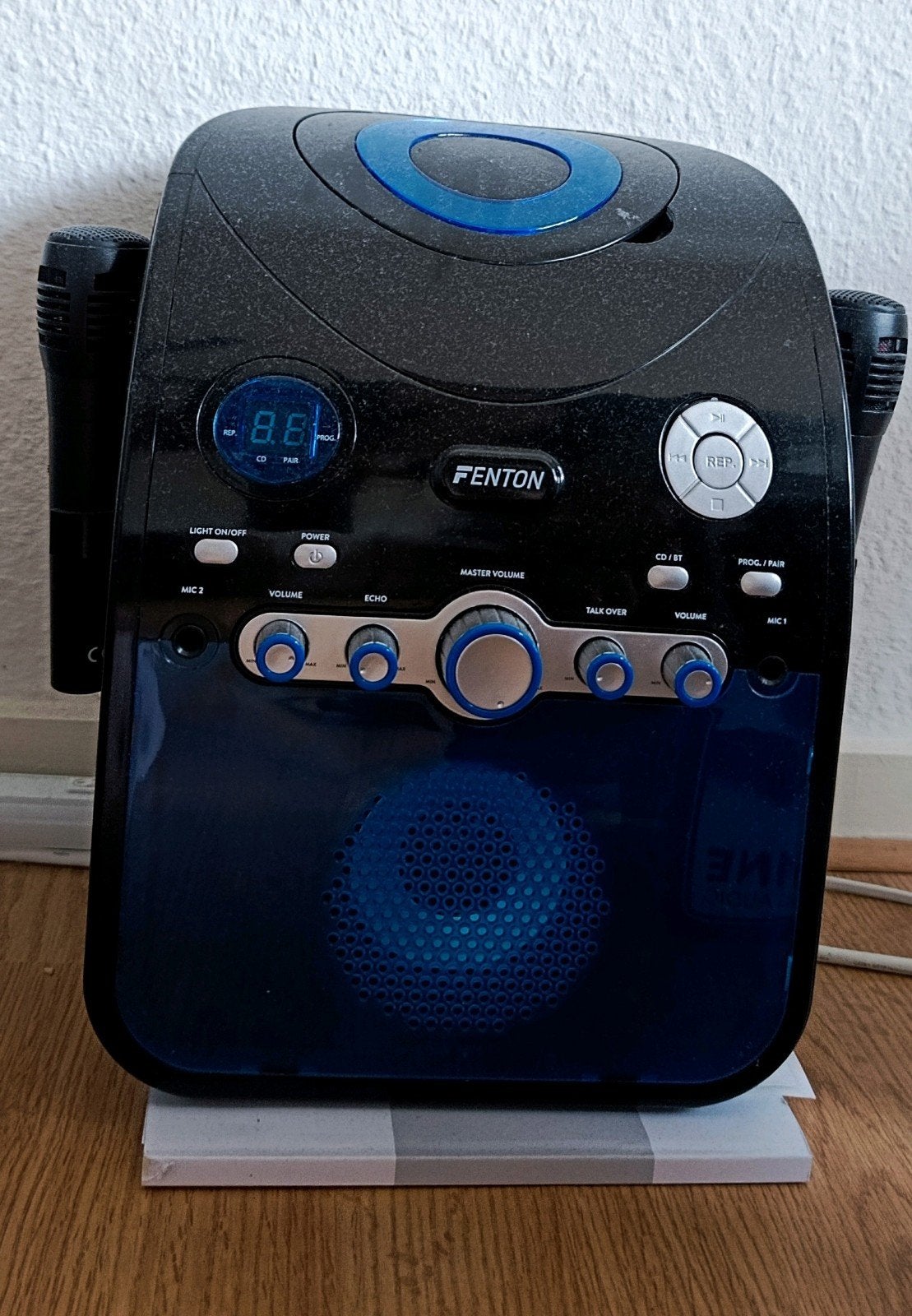 Fenton SBS20B Karaoke, Ophalen, Zo goed als nieuw, Complete set